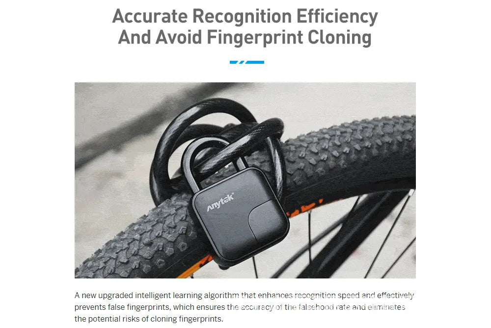Biometric Fingerprint Waterproof Padlock